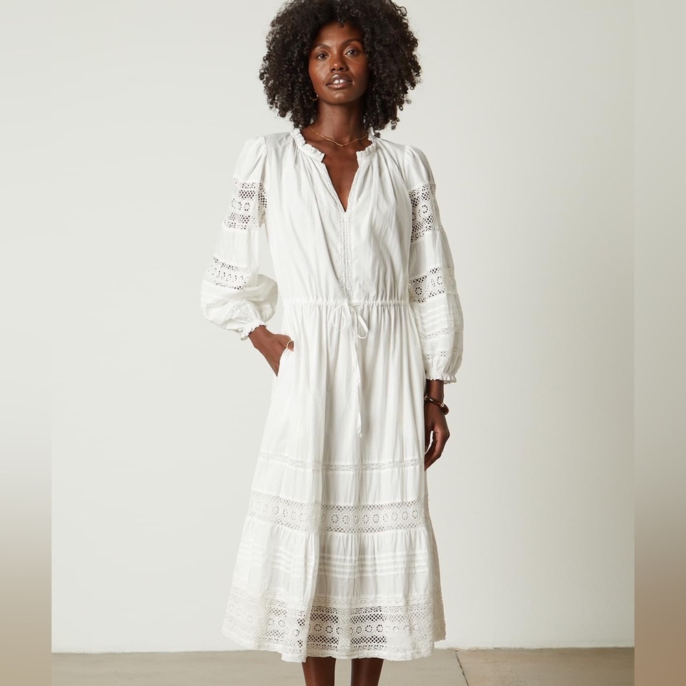 Velvet by Graham & Spencer Chanelle Dress in white